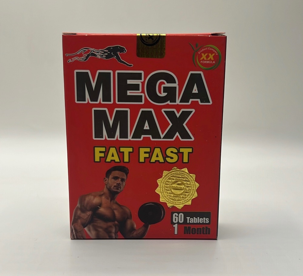 چاقی و اشتهاآور MEGA MAX اورجینال 60عددی